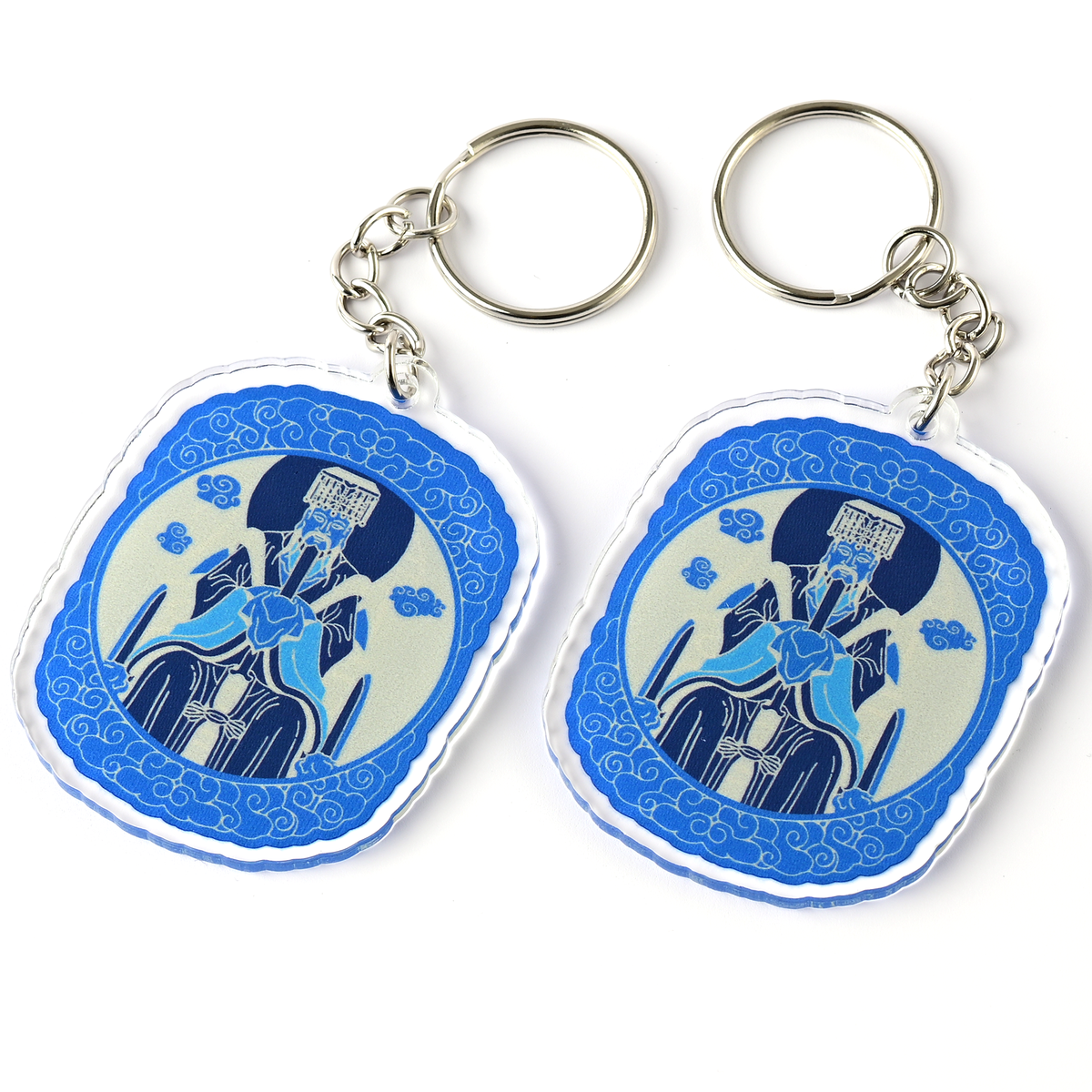 Heaven Seal Talisman Feng Shui Keychains (2 Pack)