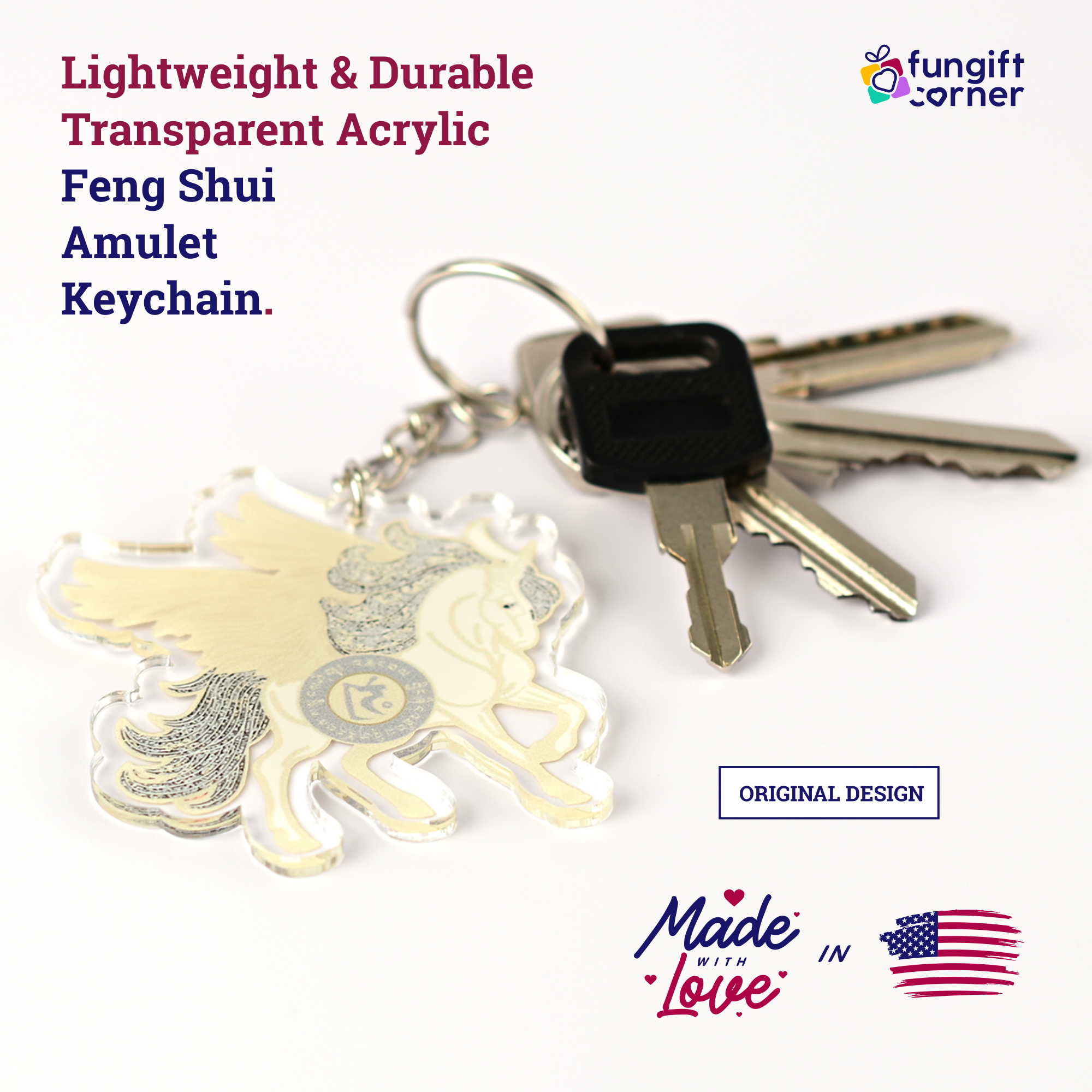 Celestial Keychain-twilight blue/sunset blaze — nay-creates