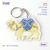 Cash Flow Camel Amulet Feng Shui Keychains, Feng Shui Symbol for Wealth and Business Luck, Lightweight and Durable Transparent Acrylic, Set of 2 Split Ring Closure Keychains