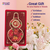 Feng Shui Amulet Card with Abundance Wu Lou, Feng Shui Symbol for Good Health and a Complete Life, Carry Along Feng Shui Talisman Card, Good Fit for Your Wallet, Pocket or Purse