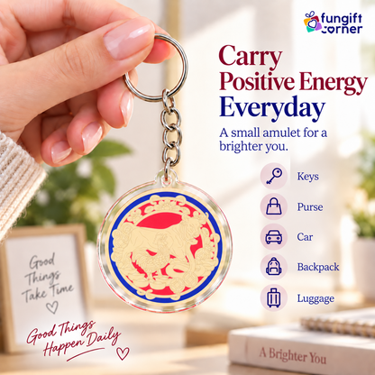 Annual Amulet Feng Shui Keychains (2 Pack)