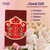 Feng Shui Amulet Card with Traditional Wealth Lock Coin, Feng Shui Symbol for Safeguard Your Wealth, Carry Along Feng Shui Talisman Card, Good Fit for Your Wallet, Pocket or Purse