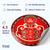 Traditional Wealth Lock Coin Amulet Feng Shui Stickers, Symbol for Safeguard Your Wealth, Set of 5 Pieces Decorative Stickers, 4.3 Inch Diameter