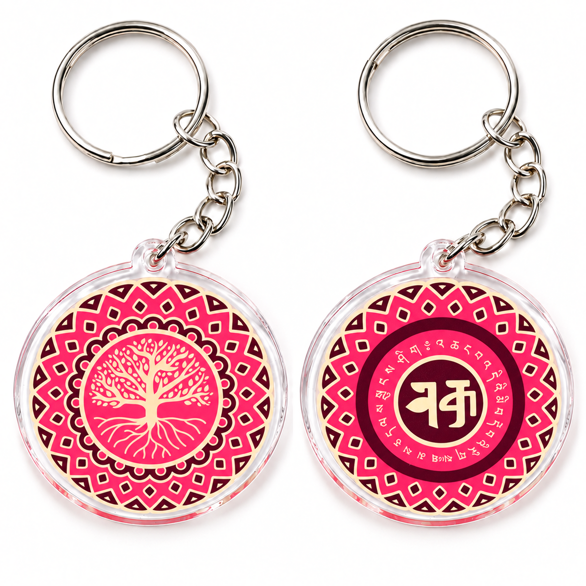 Feng Shui Amulet to Boost Reducing Energy Keychains (2 Pack)