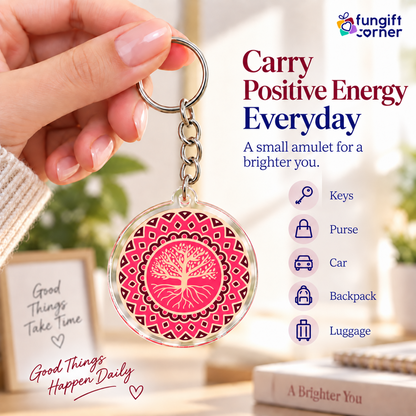 Feng Shui Amulet to Boost Reducing Energy Keychains (2 Pack)