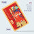 Feng Shui Amulet Card, Featuring Magnificent Kwan Kung with Five Flags, Symbol for Protection, Power, Victory and Success, Carry Along Talisman Card, Good Fit for Your Wallet, Pocket or Purse